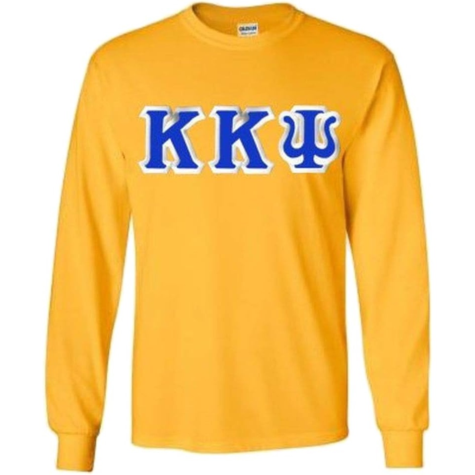image:imageKappa Kappa Psi Custom Twill Long Sleeve TShirtGold