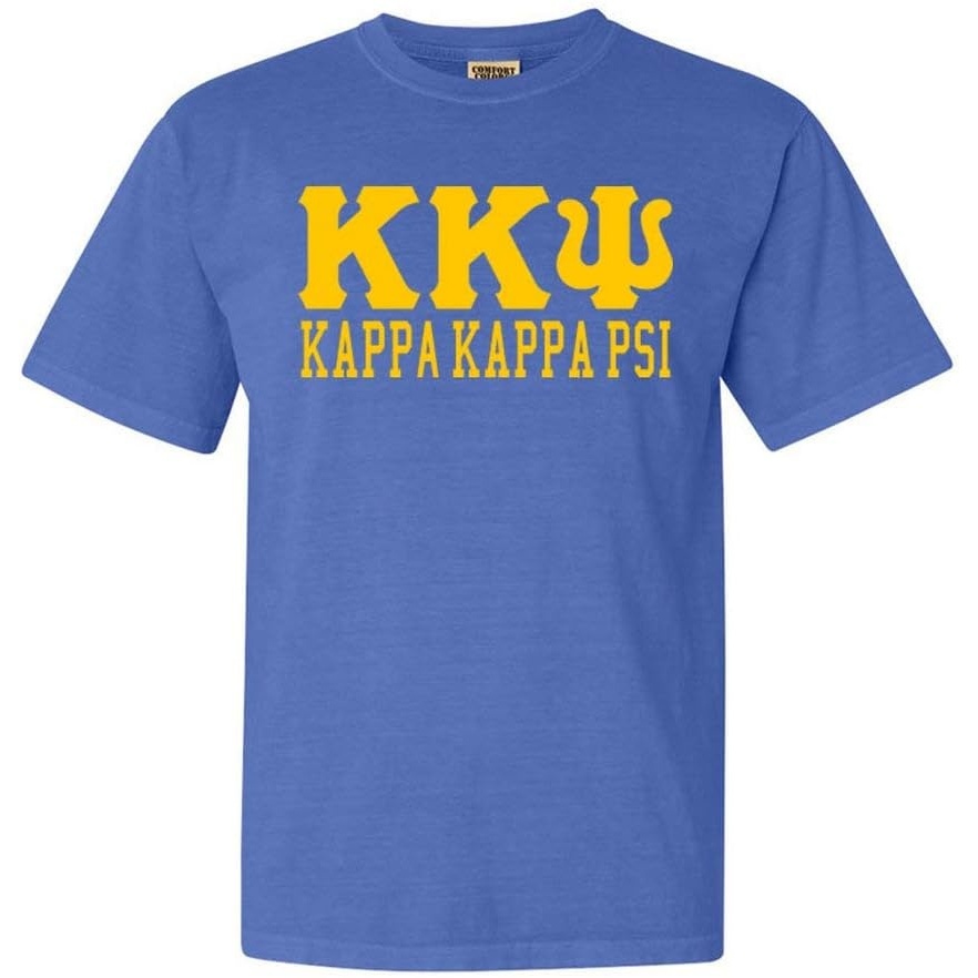image:imageKappa Kappa Psi Greek Heavyweight TShirtMystic Blue