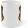 Greekgear Iota Phi Theta Crest Ceramic Coffee Cups, 11oz