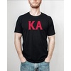 Kappa Alpha Letter Tee(Black)