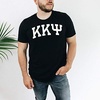 Kappa Kappa Psi Arched Greek Letter T-Shirt(Black)