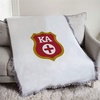 Greekgear Kappa Alpha Shield Afghan Blanket Throw