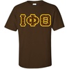 Iota Phi Theta Fraternity Crest – Shield Twill Letter Tee(Brown)