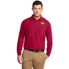Kappa Alpha Emblem Long Sleeve Polo(Red)