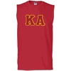 Kappa Alpha Lettered Sleeveless Tee(Red)