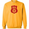 Kappa Alpha Shield Crewneck Sweatshirt(Gold)