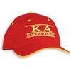 Kappa Alpha Throwback Game Hat(Red W/Light Gold Thread Color)