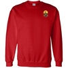 Kappa Alpha World Famous Crest – Shield PATCH Crewneck Sweatshirt(Red)