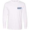 Kappa Kappa Psi Flag Long Sleeve T-Shirt(White)