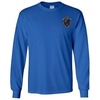 Kappa Kappa Psi Fraternity Crest – Shield Longsleeve Tee(Royal Blue)