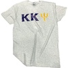 Kappa Kappa Psi Multi Color Letter Tee(Light Grey)