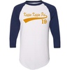 Kappa Kappa Psi Tail Year Raglan(White W/Navy Blue)
