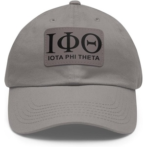 Greekgear Iota Phi Theta Leather Patch Hat Multicolor
