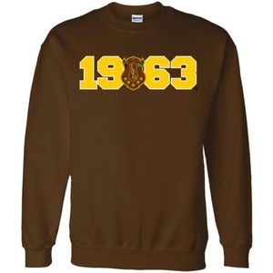 Greekgear Iota Phi Theta Year Crest Crew(Brown)
