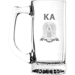 Greekgear Kappa Alpha Glass Engraved 25 Ounce Mug