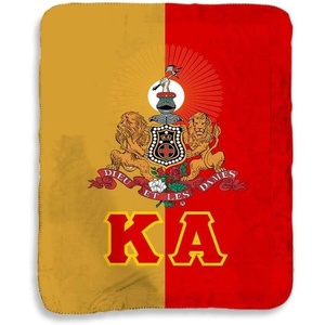 Greekgear Kappa Alpha Two Tone Sherpa Lap Blanket