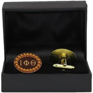 Iota Phi Theta Topaz Austrian Crystal Cufflinks