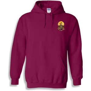 Kappa Alpha Crest – Shield Emblem Hooded Sweatshirt(Maroon)