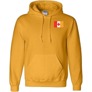 Kappa Alpha Flag Patch Hooded Sweatshirt(Athletic Gold)