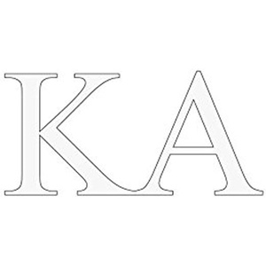 Kappa Alpha Greek Letter Window Sticker Decal