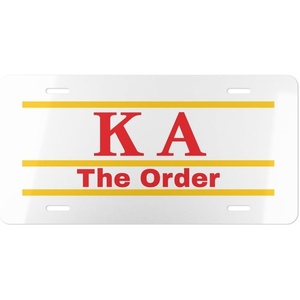 Kappa Alpha Lettered Lines License Covers