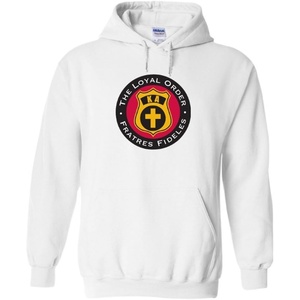 Kappa Alpha The Loyal Order Hooded Sweatshirt(White)