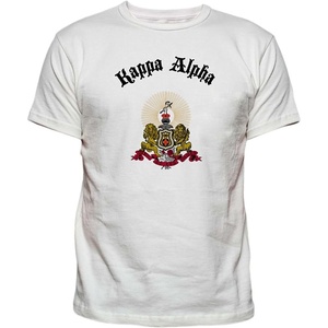 Kappa Alpha Vintage Crest T-Shirt(White)