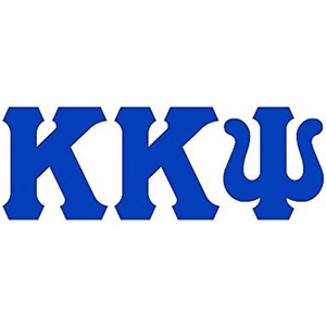 Kappa Kappa Psi Big Greek Letter Window Sticker Decal 4 Inches Navy Blue(Navy Blue)
