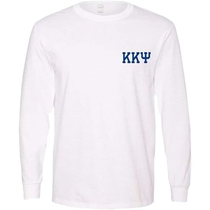 Kappa Kappa Psi Flag Long Sleeve T-Shirt(White)