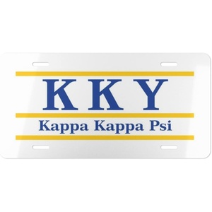 Kappa Kappa Psi Lettered Lines License Covers