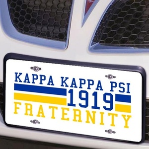 Kappa Kappa Psi Year License Plate