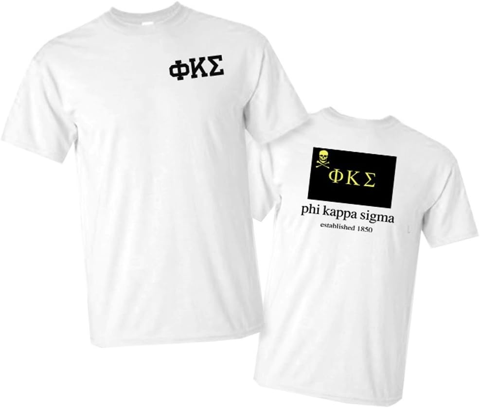 image:imagePhi Kappa Sigma Flag TShirtWhite