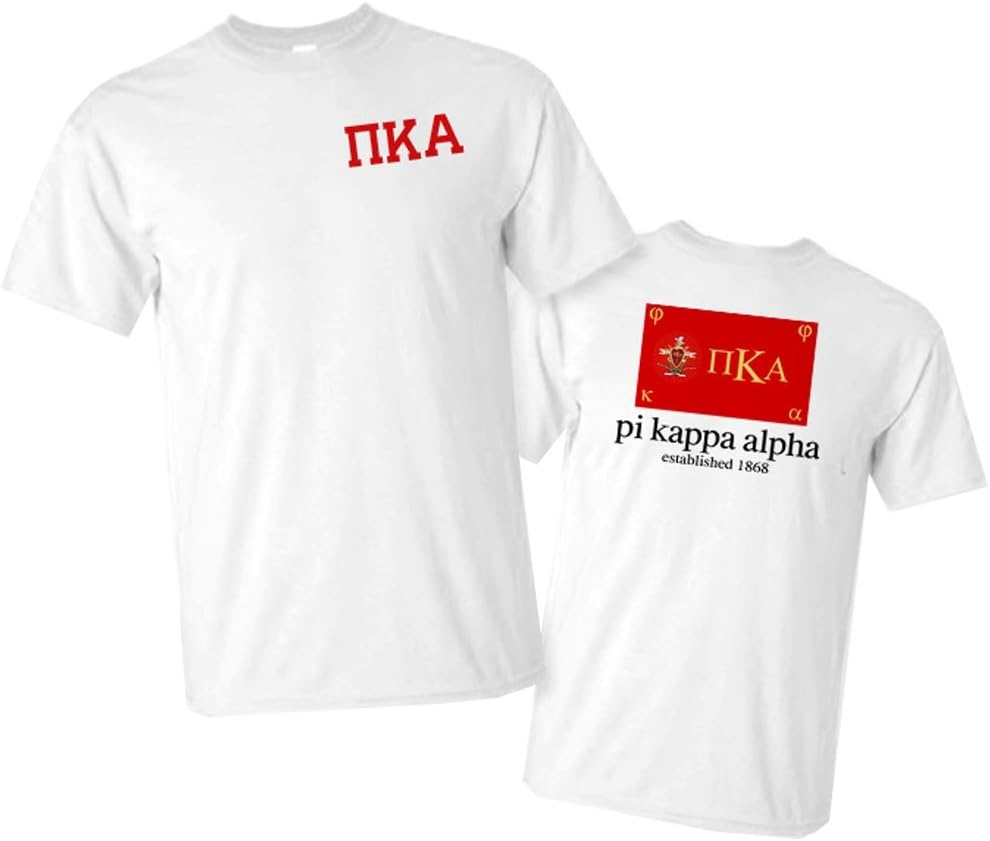 image:imagePi Kappa Alpha Pike Flag TShirtWhite
