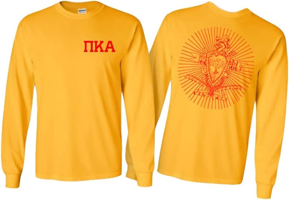 image:imagePi Kappa Alpha Pike World Famous Crest Long Sleeve TShirtGold