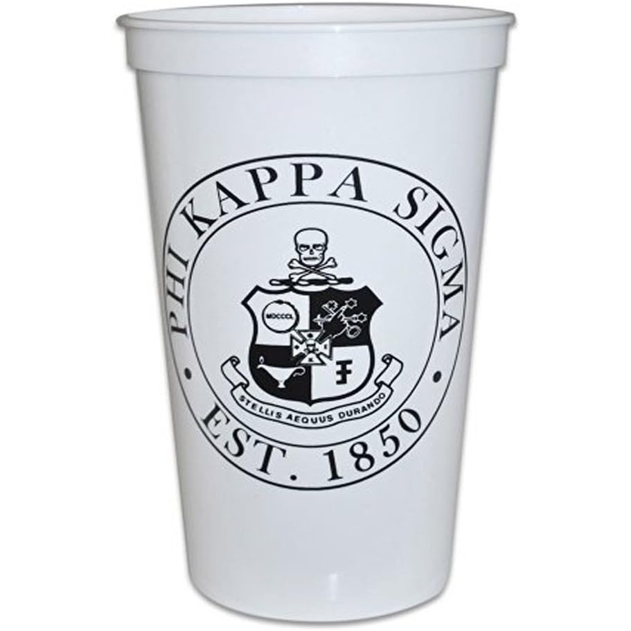 image:imageGreekgear Phi Kappa Sigma Big Plastic Stadium Cup Set of 4
