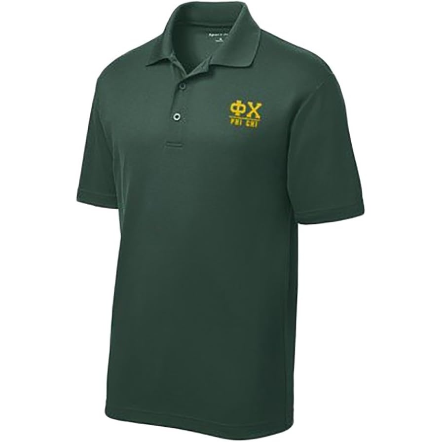 image:imagePhi Chi Greek Letter PolosDark Forest Green