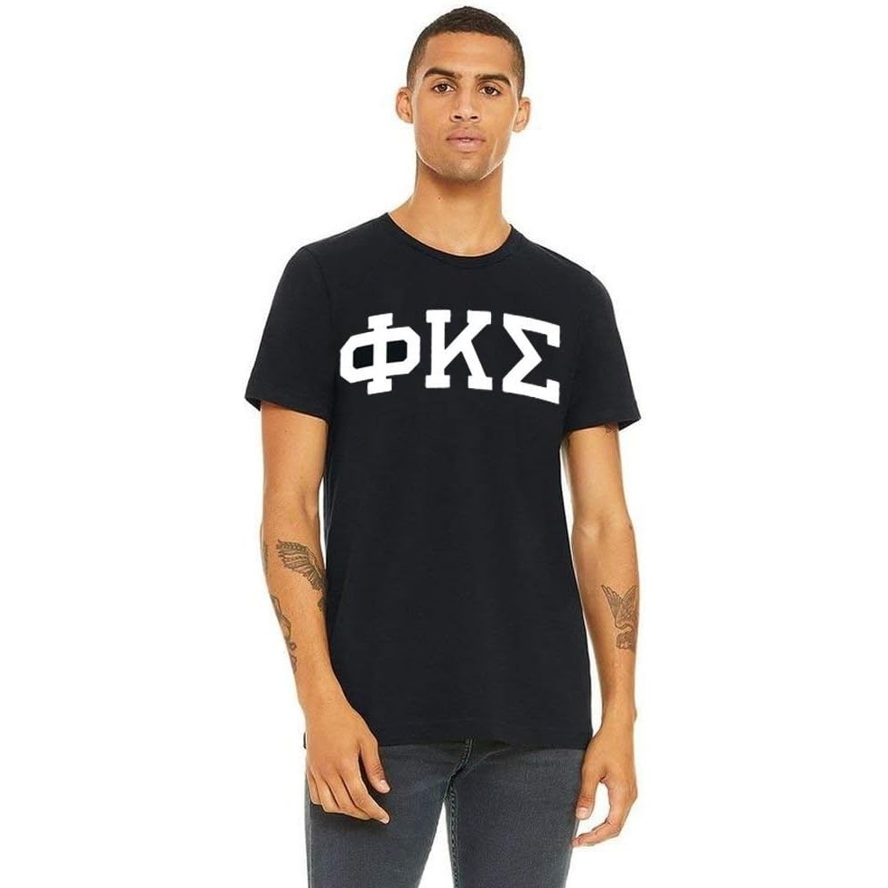 image:imagePhi Kappa Sigma Arched Greek Letter TShirtBlack