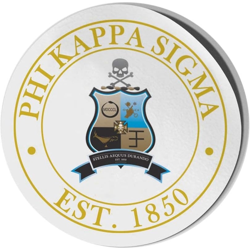 image:imagePhi Kappa Sigma Circle Crest Shield Decal