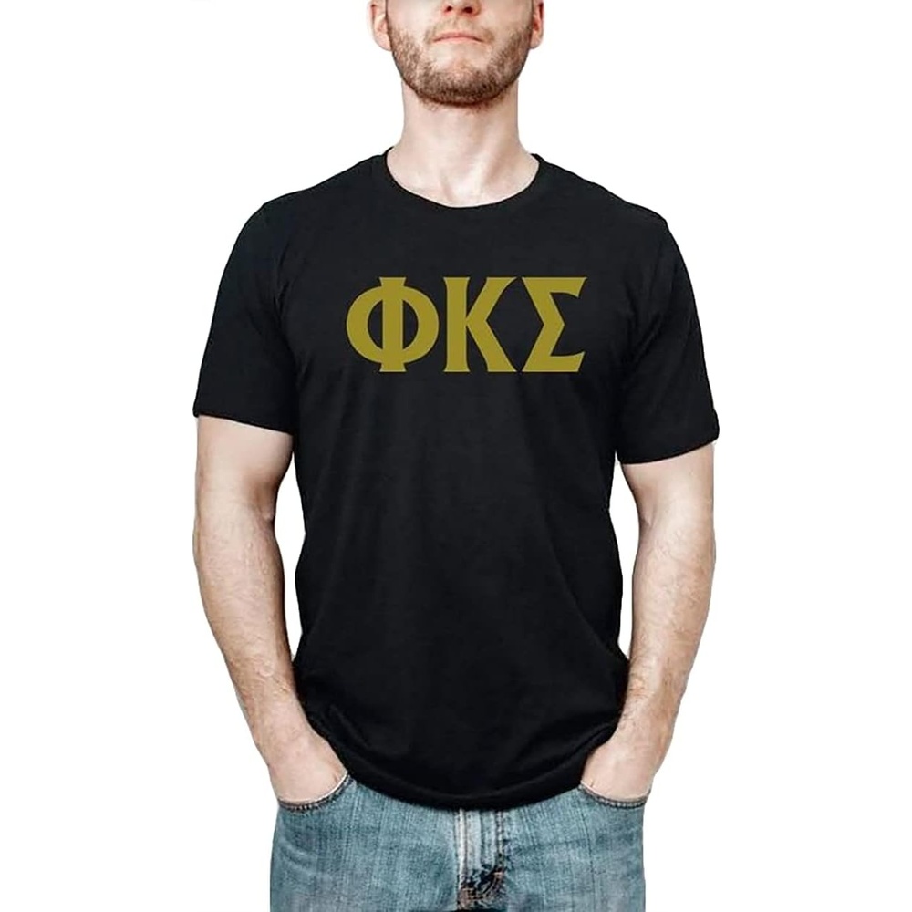 image:imagePhi Kappa Sigma Letter TeeBlack