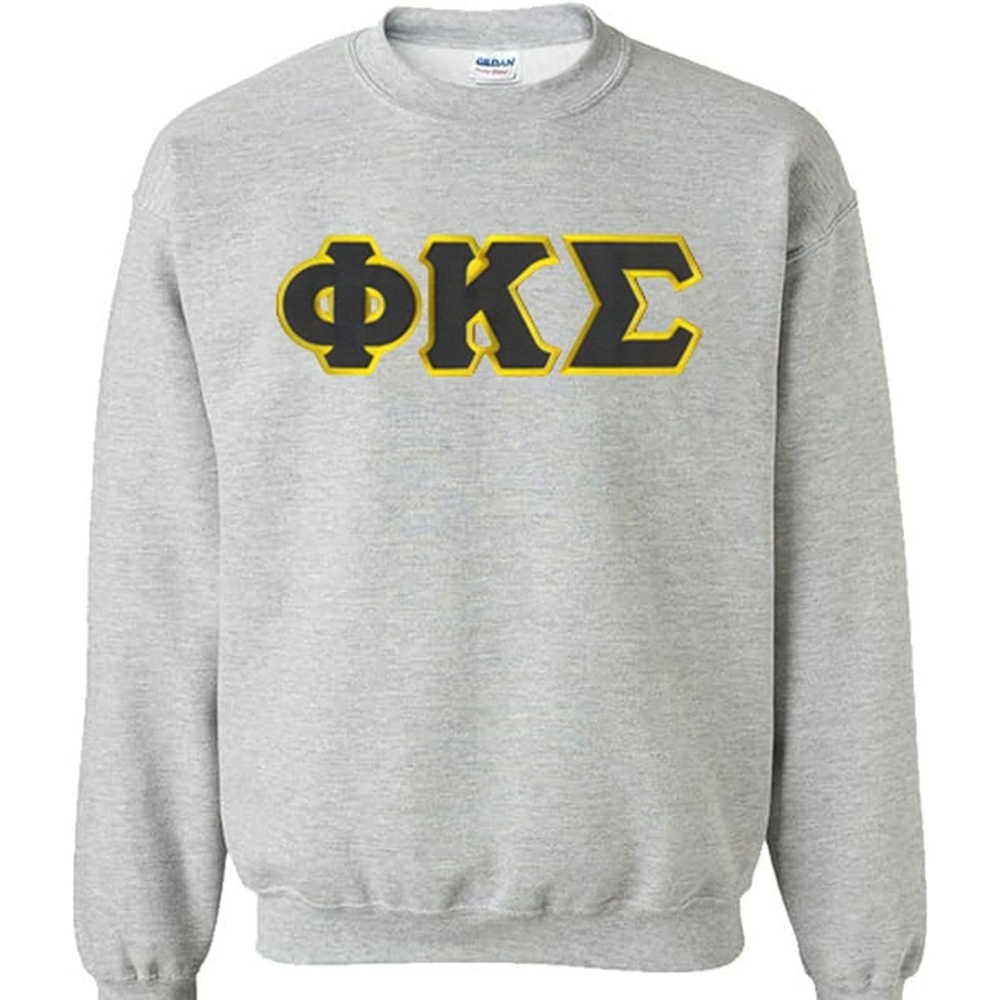 image:imagePhi Kappa Sigma Lettered CrewneckSports Grey