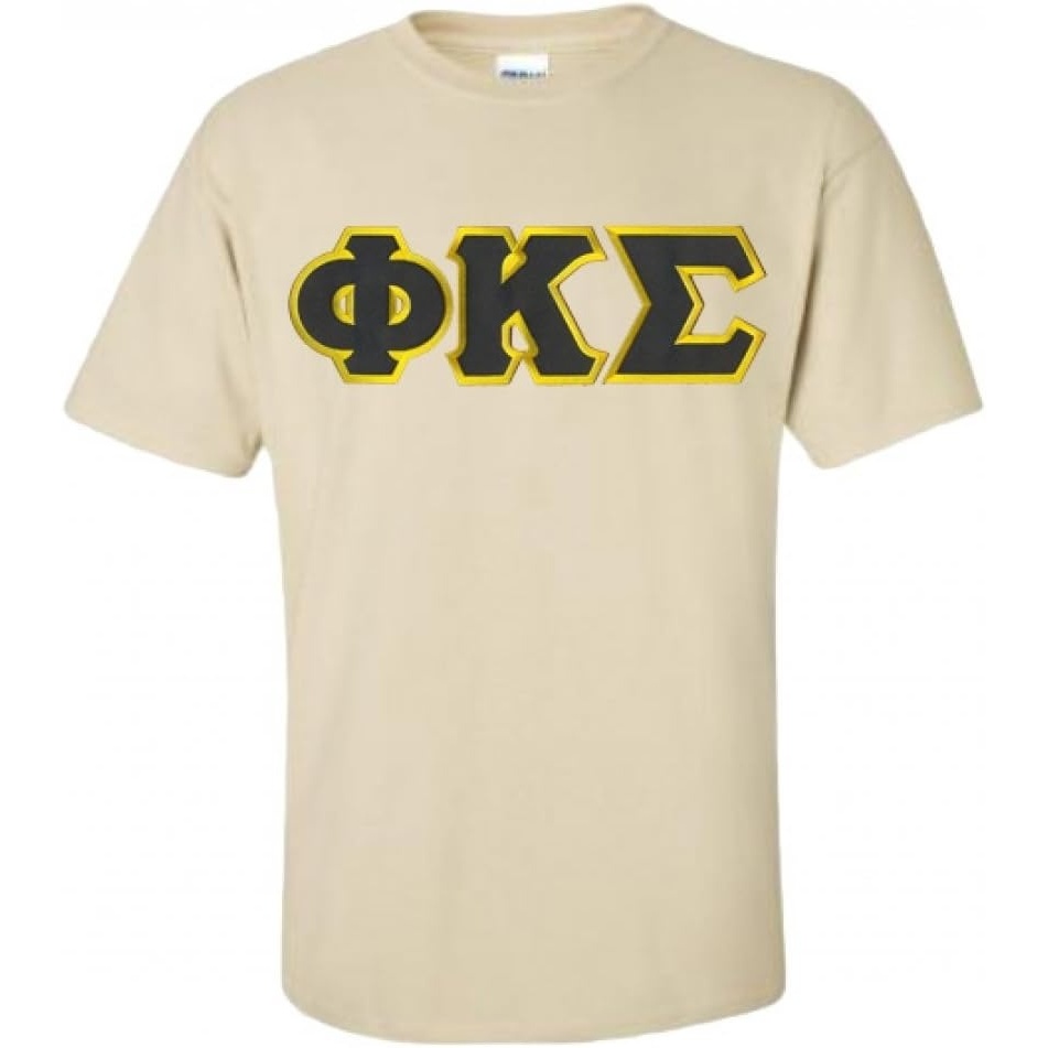 image:imagePhi Kappa Sigma Lettered TShirtNatural