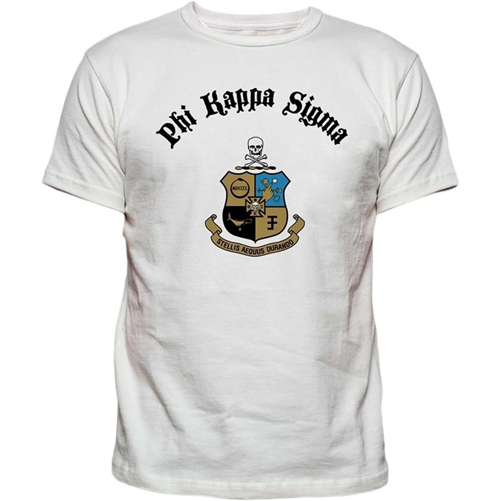 image:imagePhi Kappa Sigma Vintage Crest TShirtWhite