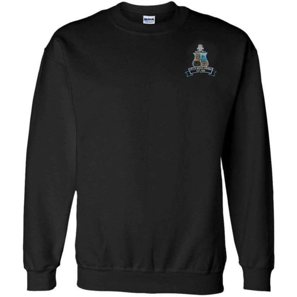 image:imagePhi Kappa Sigma World Famous Crest  Shield PATCH Crewneck SweatshirtBlack