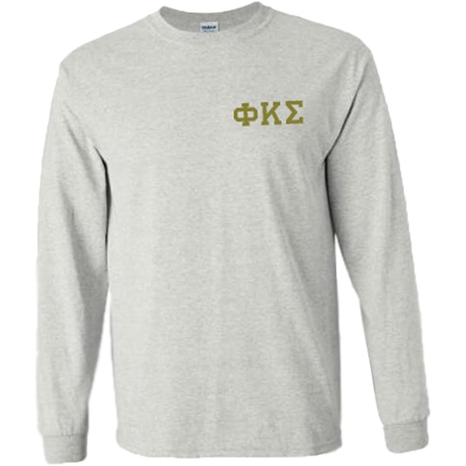 image:imagePhi Kappa Sigma World Famous Crest Long Sleeve TShirtLight Grey