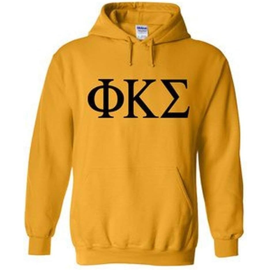 image:imagePhi Kappa Sigma World Famous Greek Hoodie Gold with Black ImprintGold