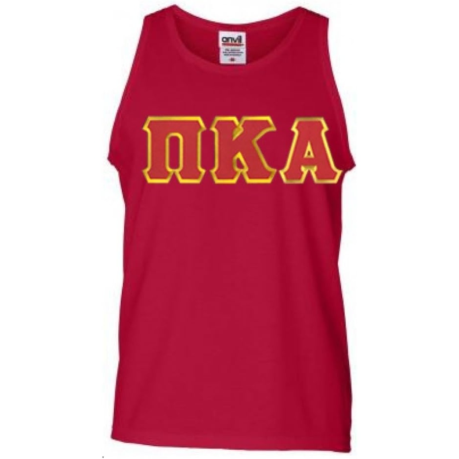 image:imagePi Kappa Alpha Lettered Tank TopRed