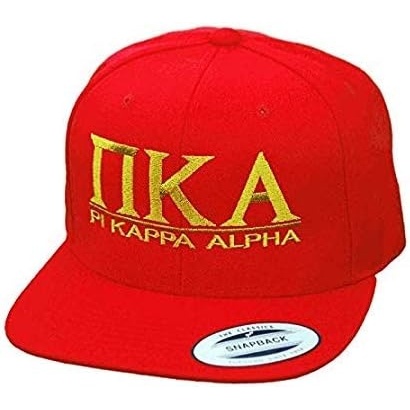 image:imagePi Kappa Alpha Pike Flatbill Snapback Hats OriginalRed