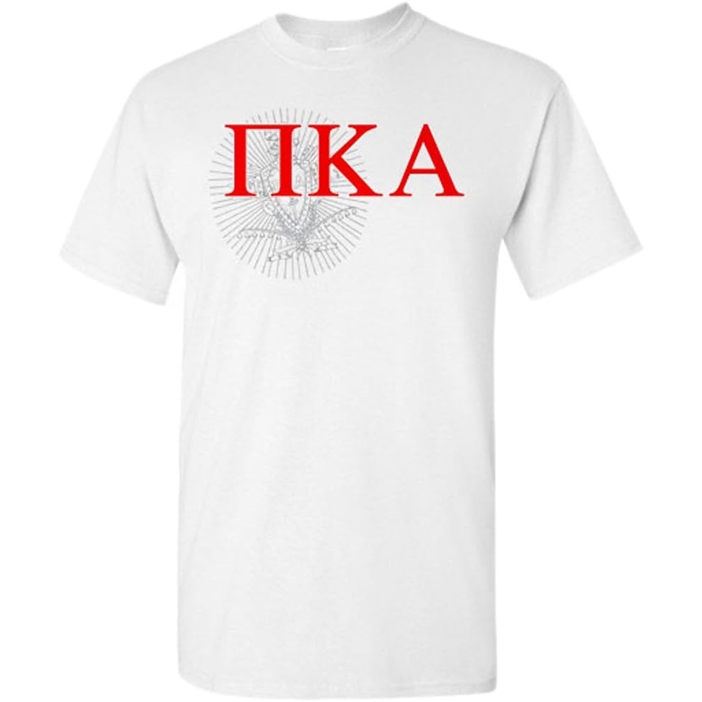 image:imagePi Kappa Alpha Pike Greek Crest TShirtLight Grey