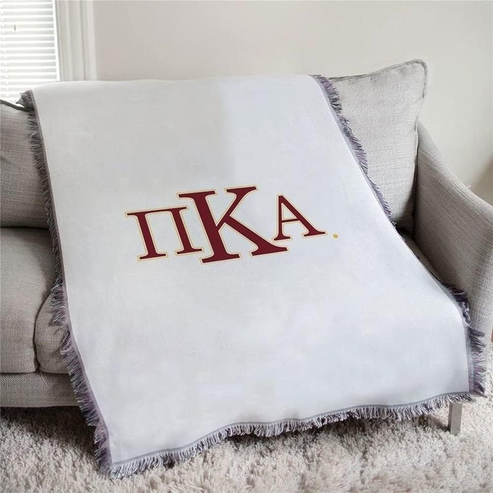 image:imagePi Kappa Alpha Pike Greek Letters Afghan Blanket Throw