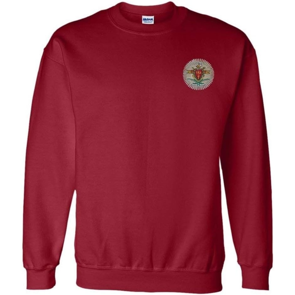 image:imagePi Kappa Alpha World Famous Crest  Shield PATCH Crewneck SweatshirtMaroon